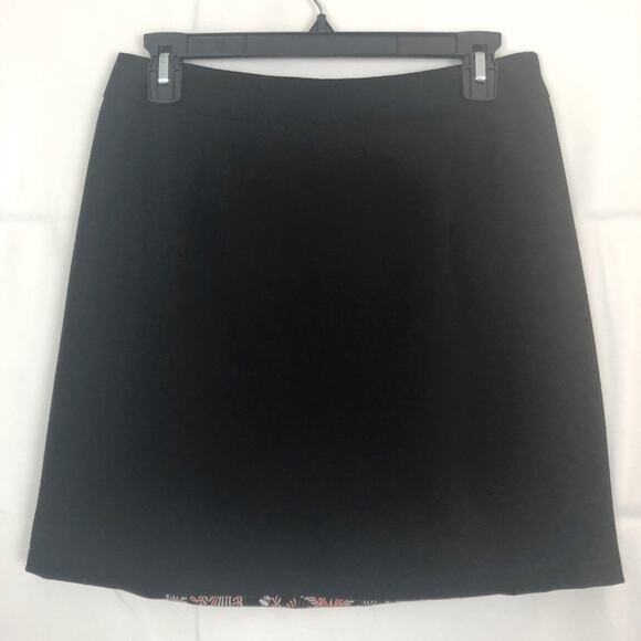 Alya Womens Skirt Medium High Waist Embroidered Dark Boho Dark Fairy Art Stretch - Picture 6 of 10